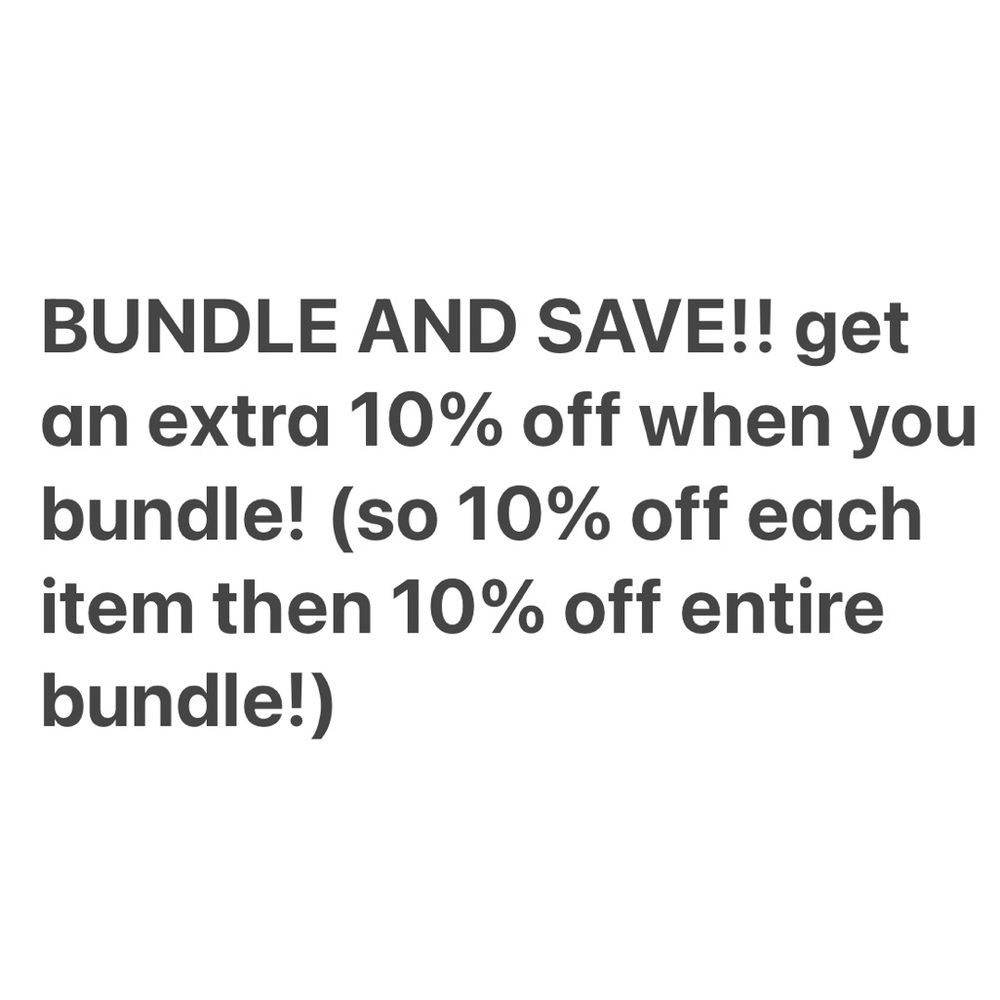 BUNDLE AND SAVE MY WHOLE CLOSET!!